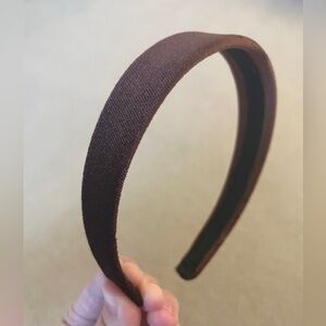 Velvet Brown Head Band, Classic Style Headband for Women Girls, Girly Hair Band